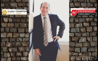 Christian Gabroy has been awarded the Martindale-Hubbell® Preeminent Peer Review Rating™