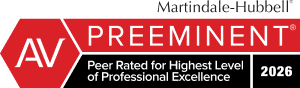 Martindale Hubbell Peer Preeminent Award 2021